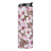 Bouteilles Isothermes Motif de fleurs de cerisiers (Tourné sur la gauche)