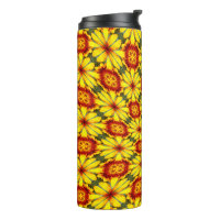 Motif de fleurs d'or