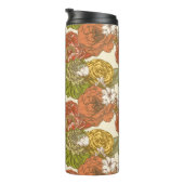 Bouteilles Isothermes Motif de fleurs du jardin (Tourné sur la droite)