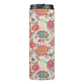 Bouteilles Isothermes Motif de fleurs et de feuille de pivoine (Dos)