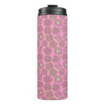 Motif de fleurs rétro roses mignonnes