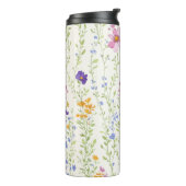 Bouteilles Isothermes Motif de fleurs sauvages (Tourné sur la gauche)