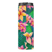 Bouteilles Isothermes Motif de fleurs tropicales hawaïennes (Dos)