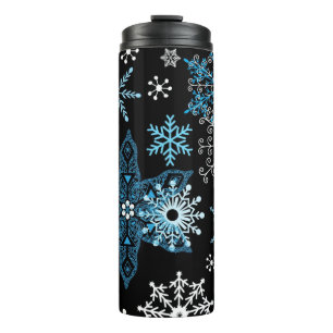 Bouteilles Isothermes Motif de flocon de neige	