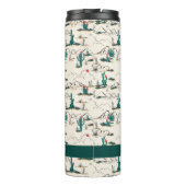 Bouteilles Isothermes Motif de floraison de Succulents (Dos)