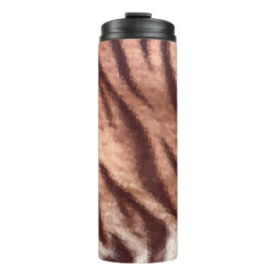 Bouteilles Isothermes motif de fourrure de tigre à faible teneur en poly
