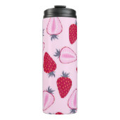 Bouteilles Isothermes Motif de fraises (Devant)