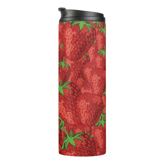 Bouteilles Isothermes Motif de fraises (Tourné sur la droite)