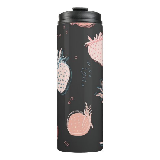 Bouteilles Isothermes Motif de fraises (Devant)