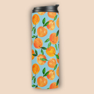 Bouteilles Isothermes Motif de fruits d'été oranges agrumes