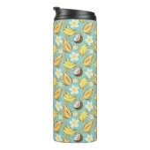 Bouteilles Isothermes Motif de fruits tropicaux d'été (Tourné sur la droite)