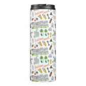 Bouteilles Isothermes Motif de griffonnage de croquis de l'Irlande (Dos)