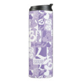 Bouteilles Isothermes Motif de grille Lola '96 (Tourné sur la gauche)