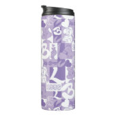 Bouteilles Isothermes Motif de grille Lola '96 (Tourné sur la droite)