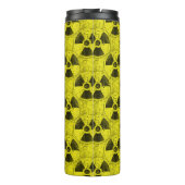 Bouteilles Isothermes Motif de grunge de nuance jaune et noire (Dos)