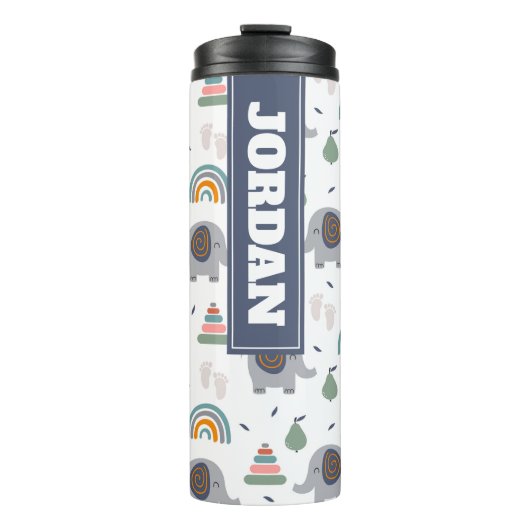 Bouteilles Isothermes Motif de jouets pour bébé mou (Devant)