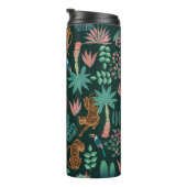 Bouteilles Isothermes Motif de jungle exotique sans couture (Tourné sur la droite)