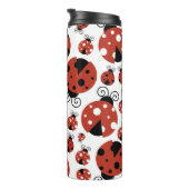 Bouteilles Isothermes Motif De Ladybugs, Mignons Ladybugs, Red Ladybugs (Tourné sur la droite)