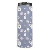 Bouteilles Isothermes Motif de lamas et de fleurs (Dos)