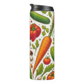 Bouteilles Isothermes Motif de légumes sans soudure (Tourné sur la droite)