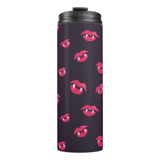 Bouteilles Isothermes Motif de lèvres et de crocs de vampire (Devant)