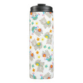 Bouteilles Isothermes Motif De Llamas, Cute Llamas, Alpacas, Fleurs (Devant)