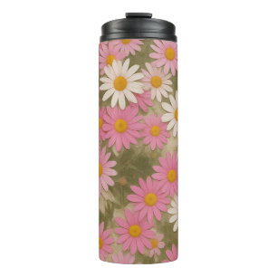 Bouteilles Isothermes Motif de marguerite florale rétro Design esthétiqu