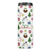 Bouteilles Isothermes Motif de mélange d'illustrations de Noël (Dos)