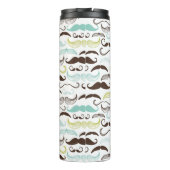 Bouteilles Isothermes Motif de moustache, rétro style 2 (Dos)
