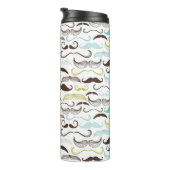 Bouteilles Isothermes Motif de moustache, rétro style 2 (Tourné sur la droite)
