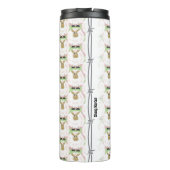 Bouteilles Isothermes Motif de mouton blanc souple (Dos)