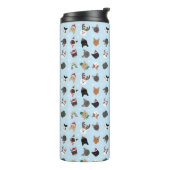 Bouteilles Isothermes Motif de Noël du chat (Tourné sur la gauche)
