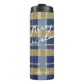 Bouteilles Isothermes Motif de Noël en or bleu n° 7 ID1009 (Devant)