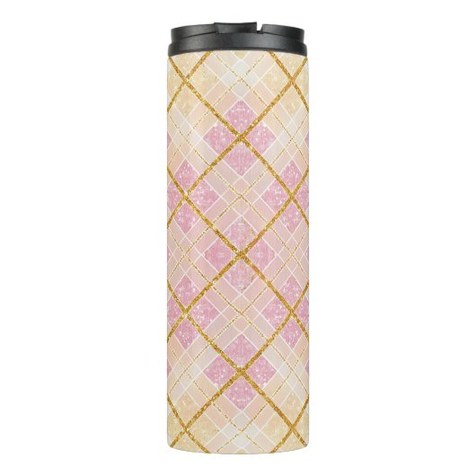 Bouteilles Isothermes Motif de Noël en or rose #28 ID1009 (Dos)