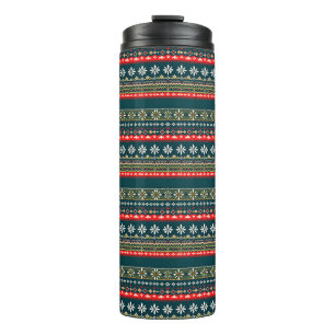 Bouteilles Isothermes motif de Noël nordique