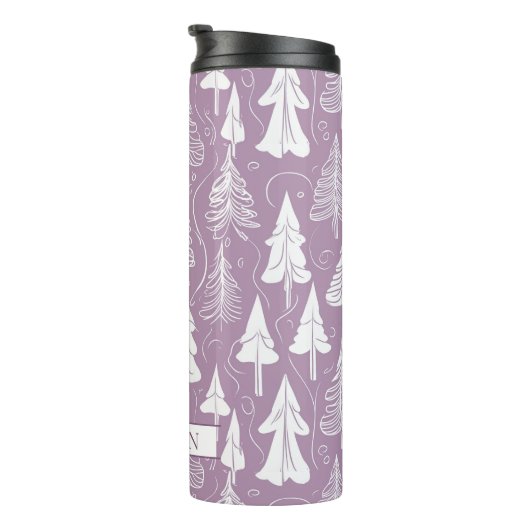 Bouteilles Isothermes Motif de Noël pourpre n° 6 ID1009 (Tourné sur la droite)