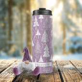 Bouteilles Isothermes Motif de Noël pourpre n° 6 ID1009