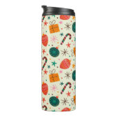 Bouteilles Isothermes Motif de Noël rétro et cadeau (Tourné sur la droite)