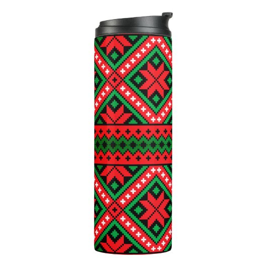 Bouteilles Isothermes Motif de Noël Snowflake (Tourné sur la gauche)