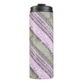 Bouteilles Isothermes Motif de Noël vert violet #28 ID1009 (Devant)