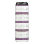 Bouteilles Isothermes Motif de Noël vert violet #35 ID1009 (Dos)