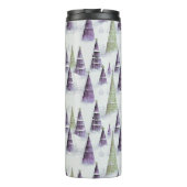 Bouteilles Isothermes Motif de Noël vert violet #8 ID1009 (Dos)