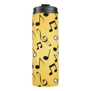 Bouteilles Isothermes Motif de notes musicales