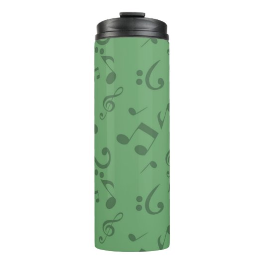 Bouteilles Isothermes Motif de notes musicales (Devant)