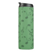 Bouteilles Isothermes Motif de notes musicales (Tourné sur la droite)
