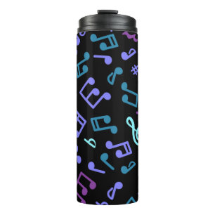 Bouteilles Isothermes Motif de notes musicales