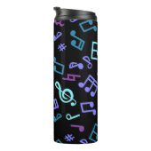 Bouteilles Isothermes Motif de notes musicales (Tourné sur la droite)