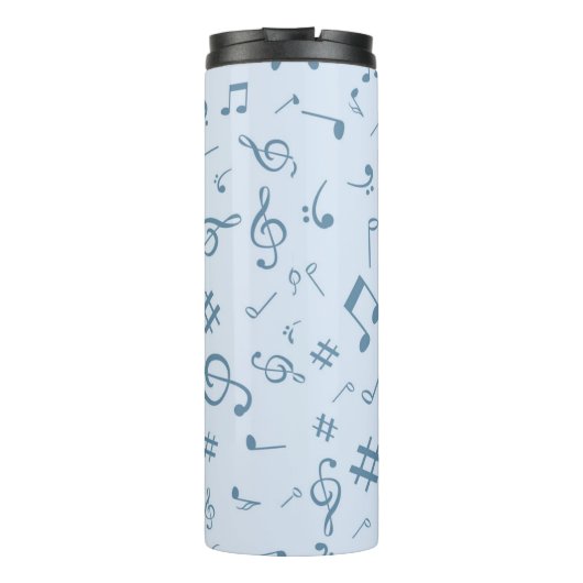 Bouteilles Isothermes Motif de notes musicales (Dos)