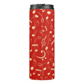 Bouteilles Isothermes Motif de notes musicales (Dos)