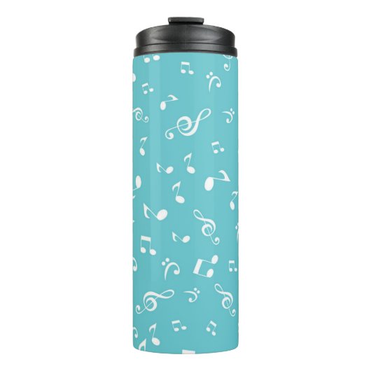 Bouteilles Isothermes Motif de notes musicales (Devant)